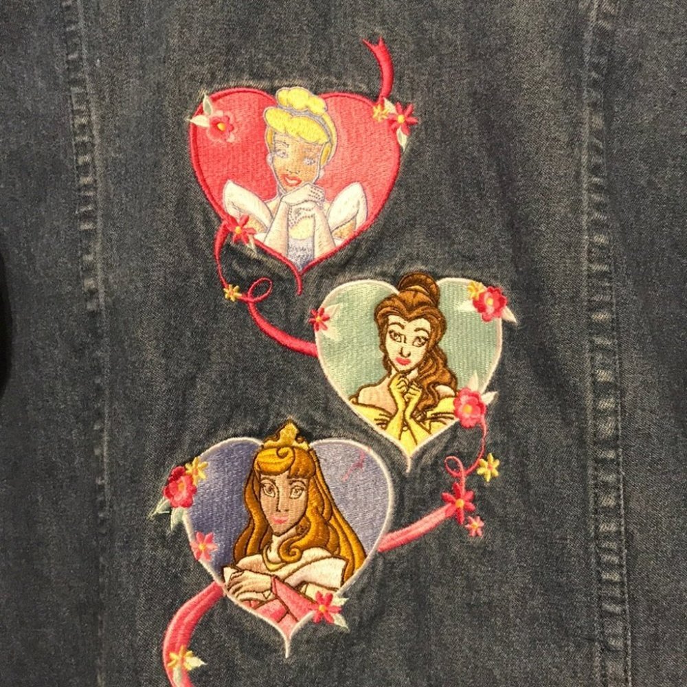Disney Princess Jean Denim Jacket SizeL